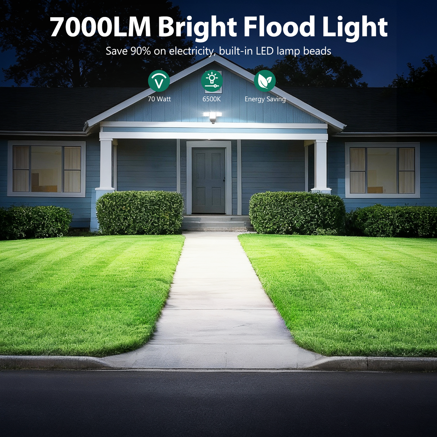 Omibees Outdoor LED Motion Flood Lights