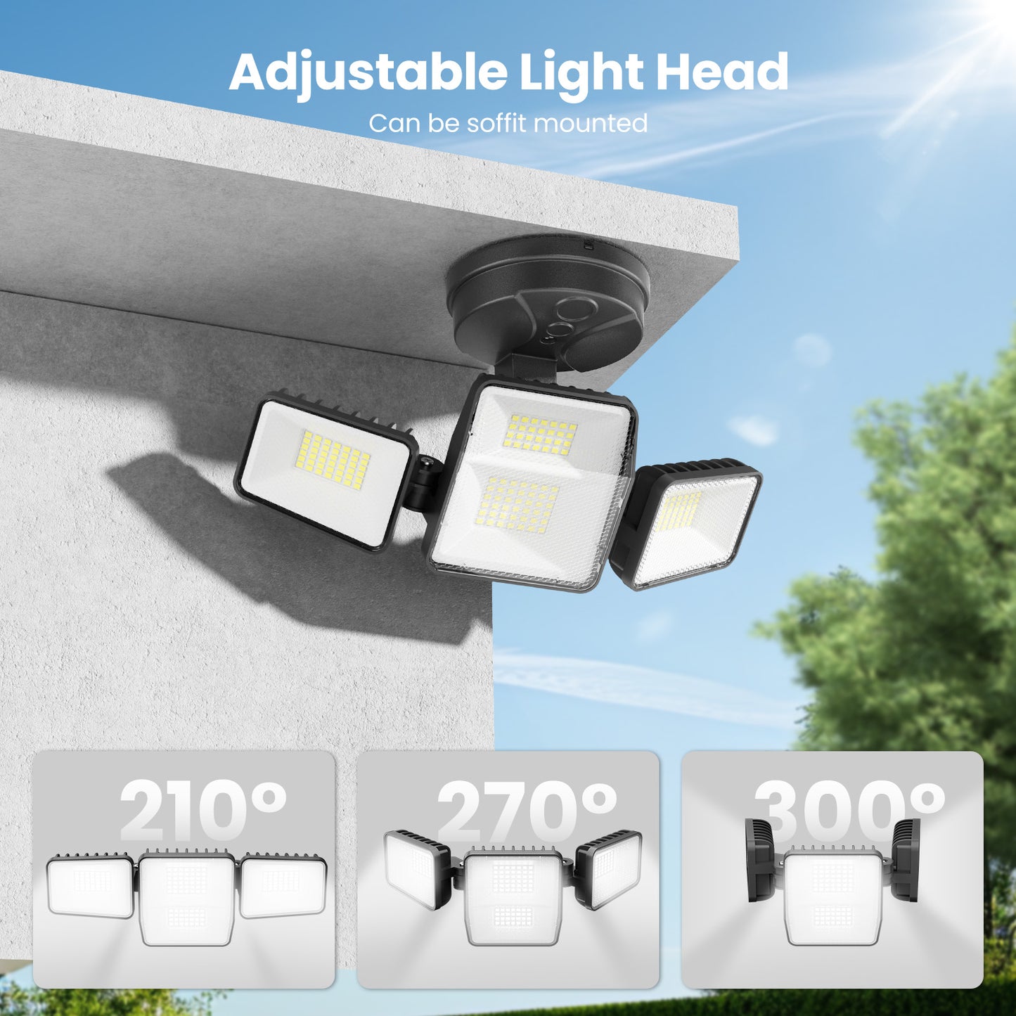 Omibee 70W Outdoor LED Flood Lights - Model OEE22D60C