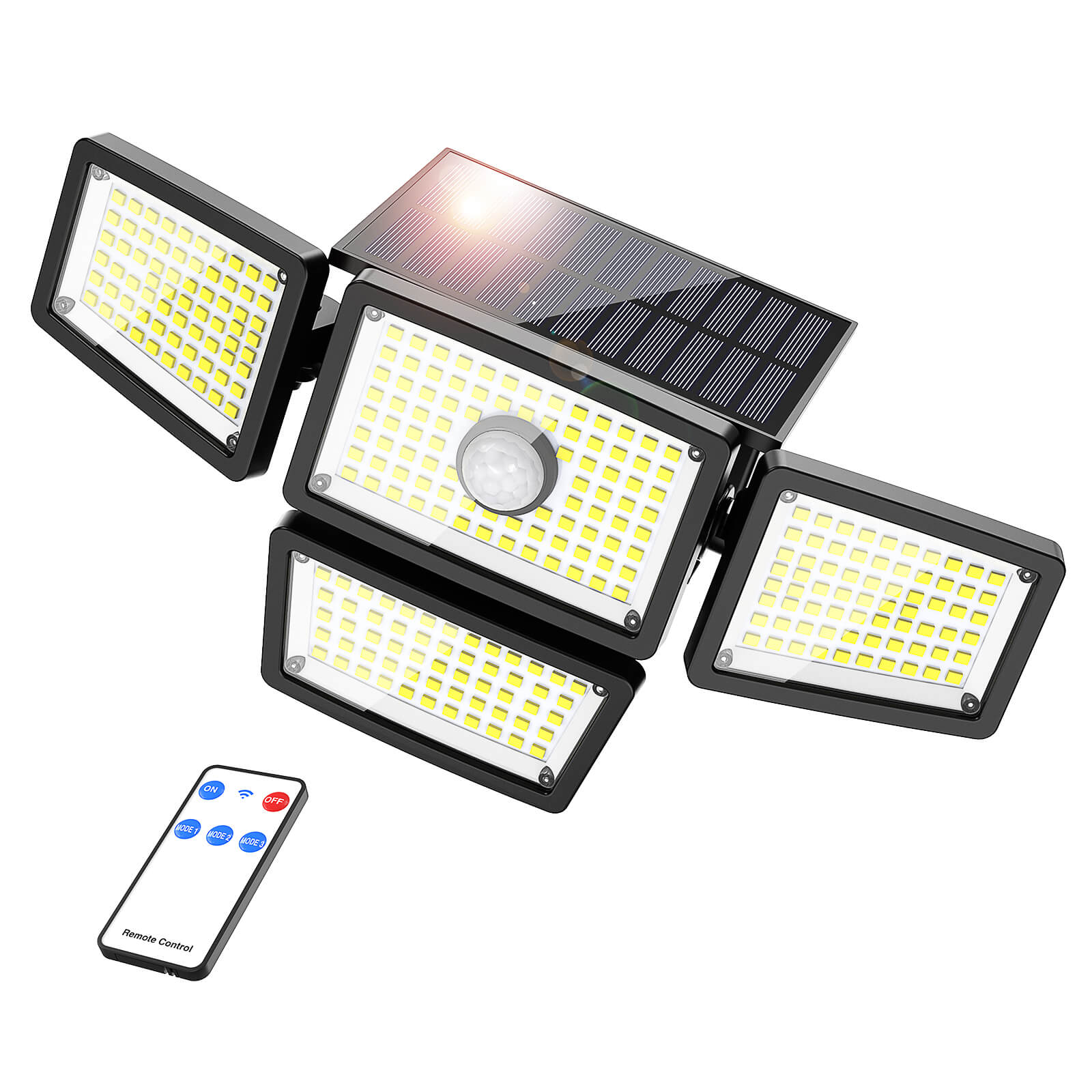 Solar Motion Sensor Flood Lights, Solar Camping LED Spotlight