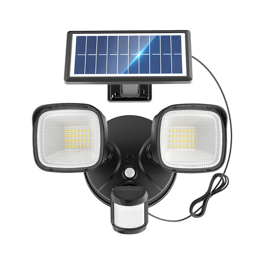 Omibee 36W Dual Heads Solar Motion Sensor Light