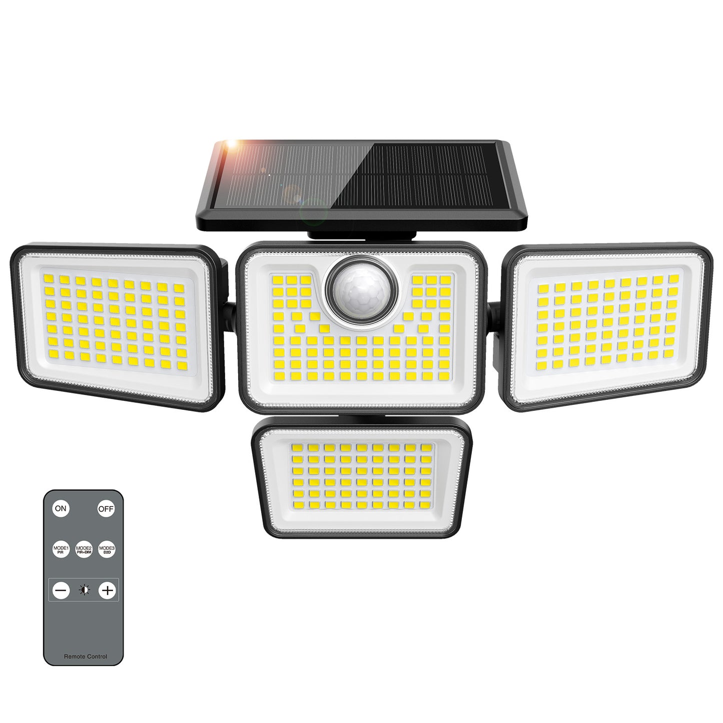 Omibee 4 Heads Solar Motion Light