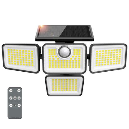 Omibee 4 Heads Solar Motion Light