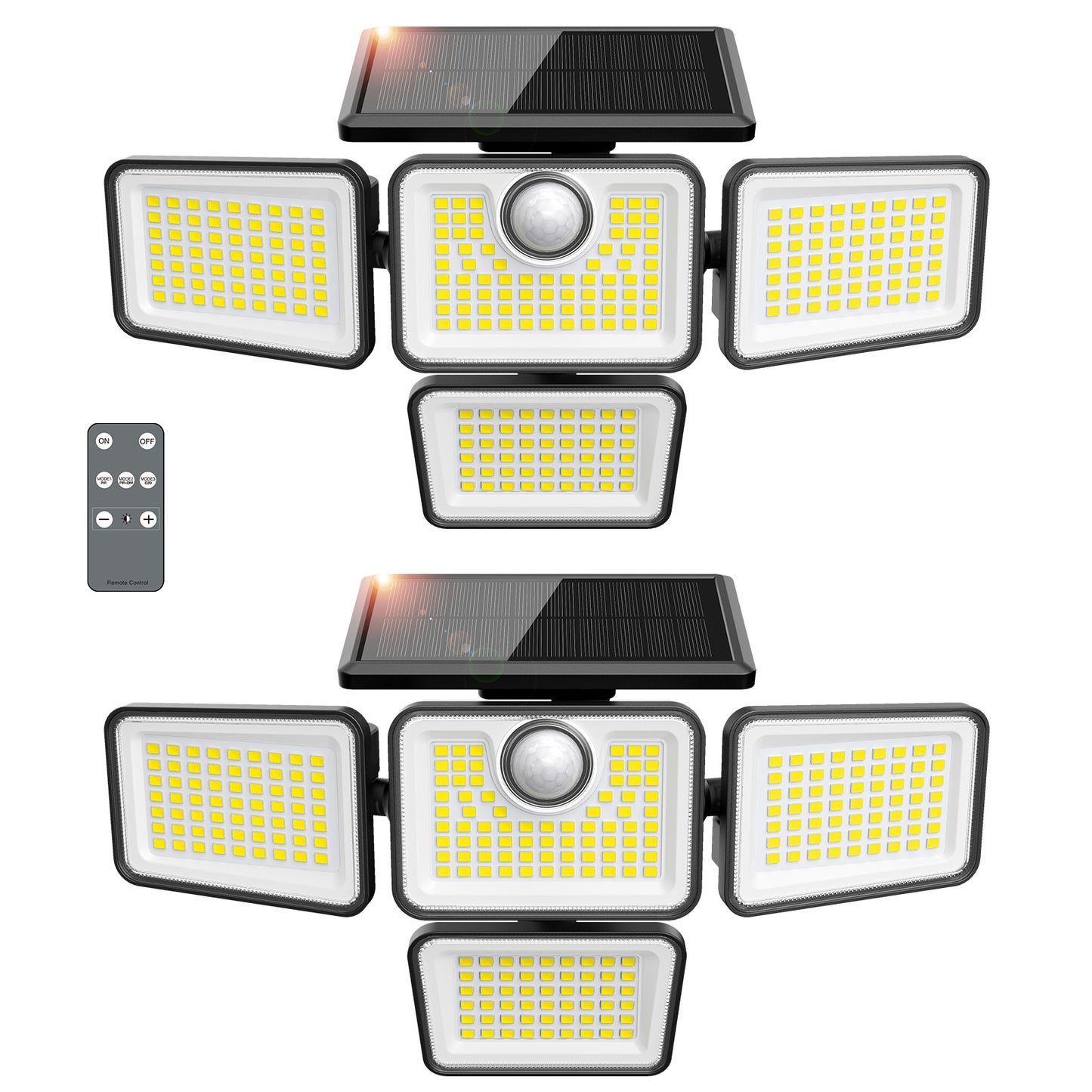 Omibee 4 Heads Solar Motion Light