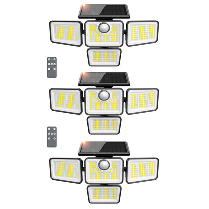 Omibee 4 Heads Solar Motion Light
