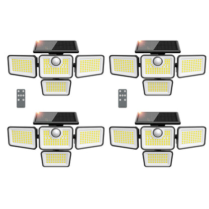 Omibee 4 Heads Solar Motion Light