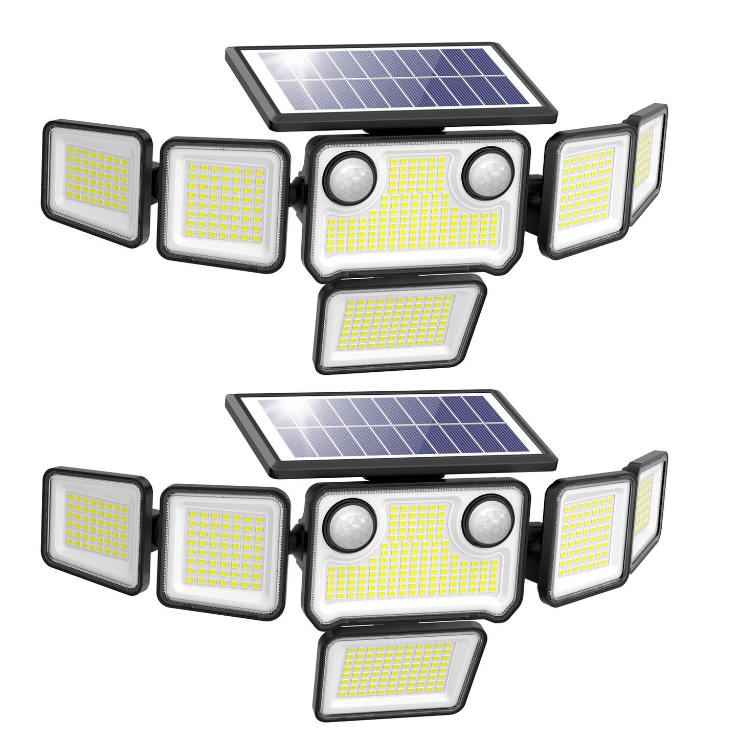 Omibee 3000LM 6-Head Outdoor Solar Lights