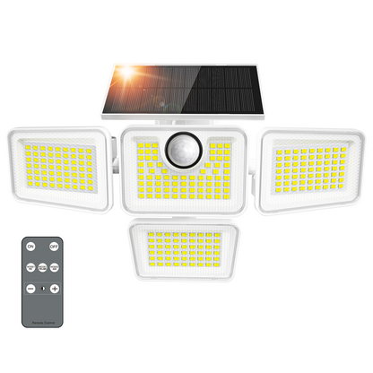 Omibee 4 Heads Solar Motion Light