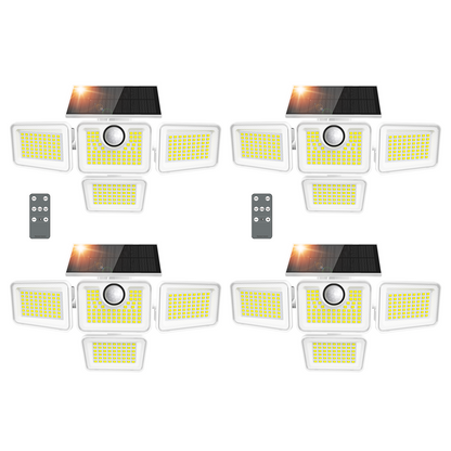 Omibee 4 Heads Solar Motion Light