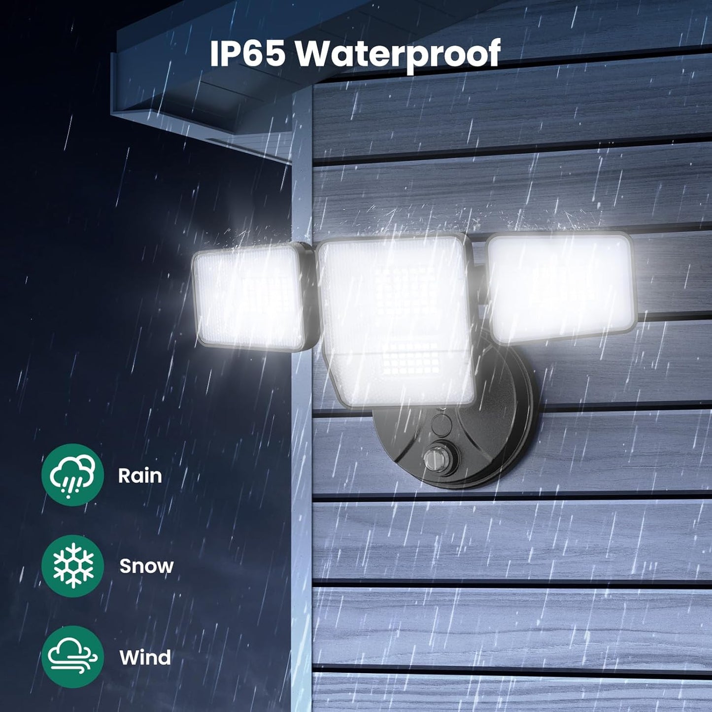 Omibee 70W Outdoor Dusk to Dawn LED Flood Lights